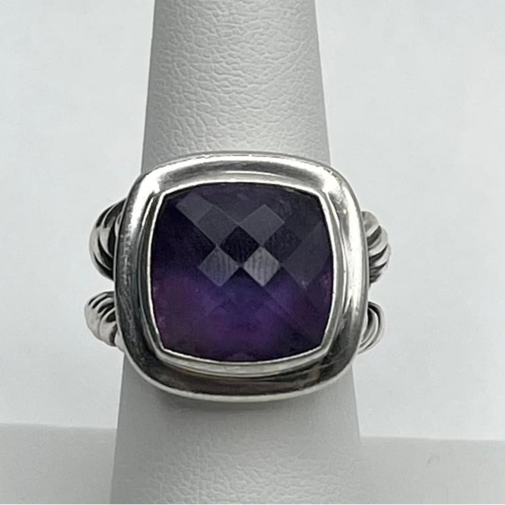 David Yurman 14mm Albion Amethyst Ring